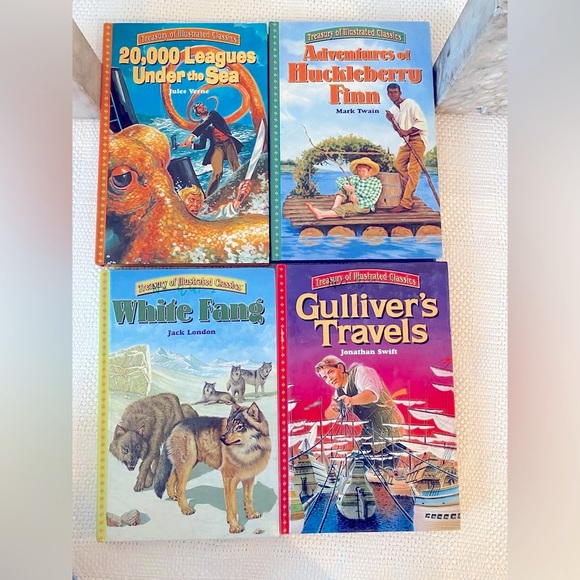 Treasury of Illustrated Classics Other - Vintage Book Set, Treasury of Illustrated Classics, Book Set, 9 books in Set,